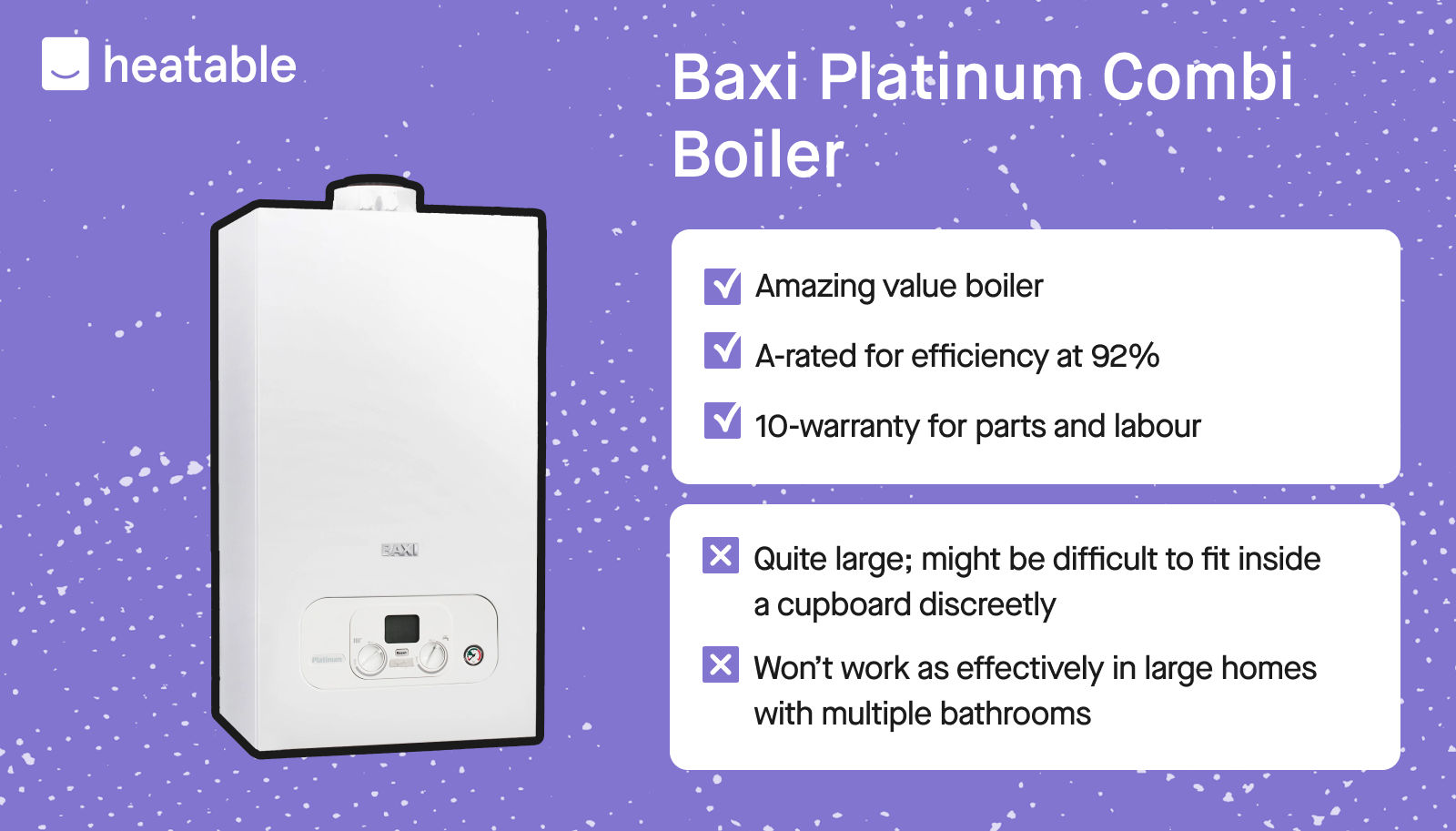 Baxi Platinum Combi Boiler