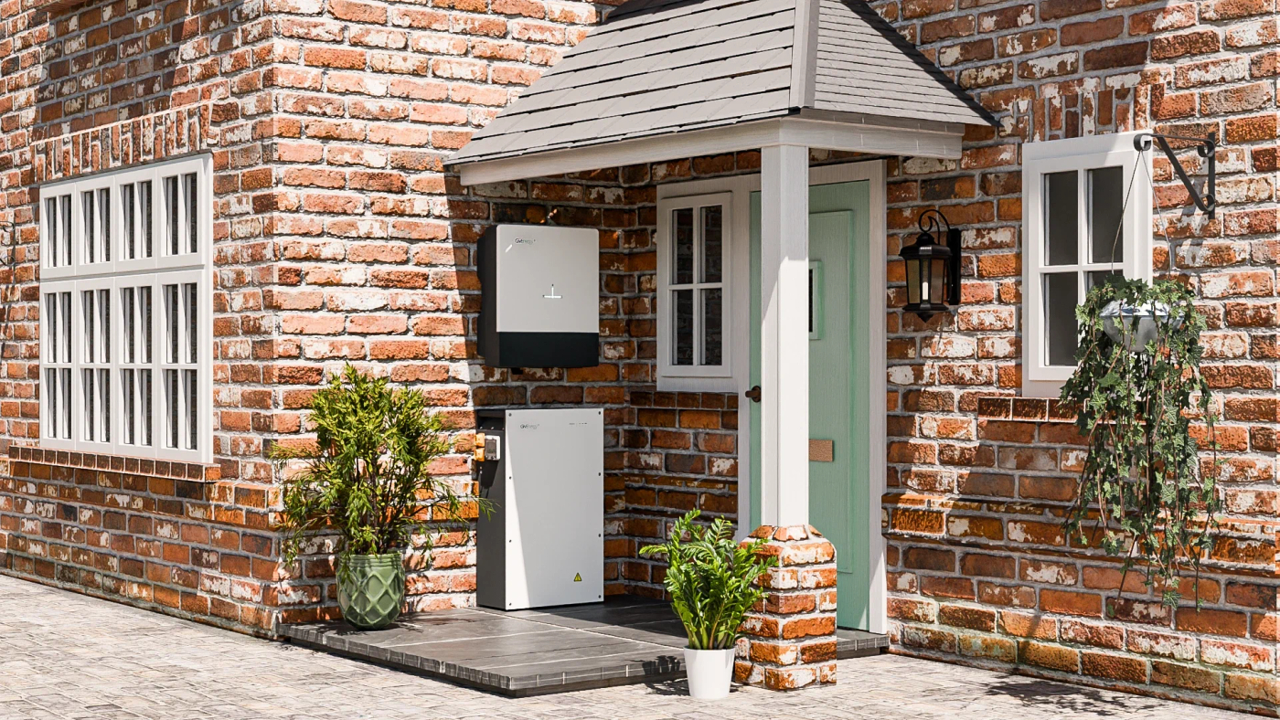 Home with battery storage