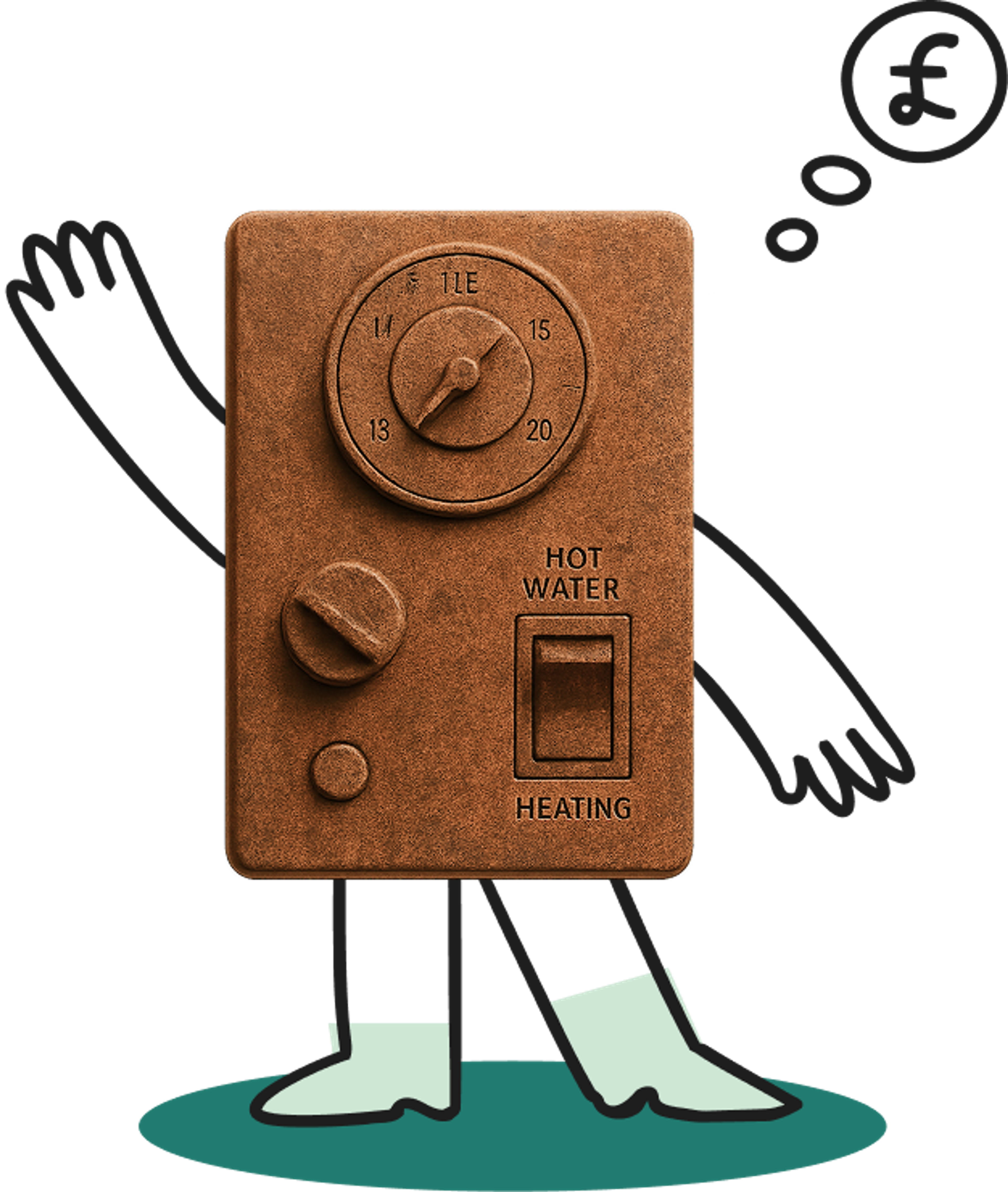Rusty boiler